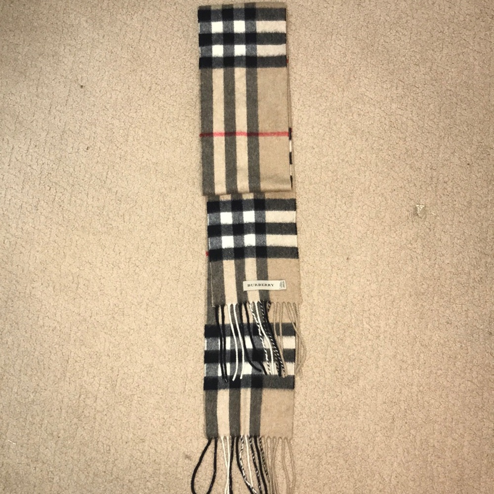 Cashmere original print Burberry Scarf
